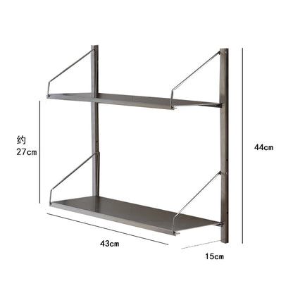 Minimalist Floating Wall Shelf for Display and Storage