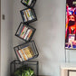 Metal Modern Bookcase Shelf for Home Storage