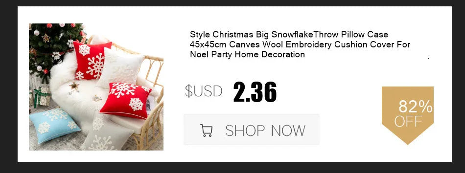 Decorative Cushion Cover for Sofa and Bed - 45x45
