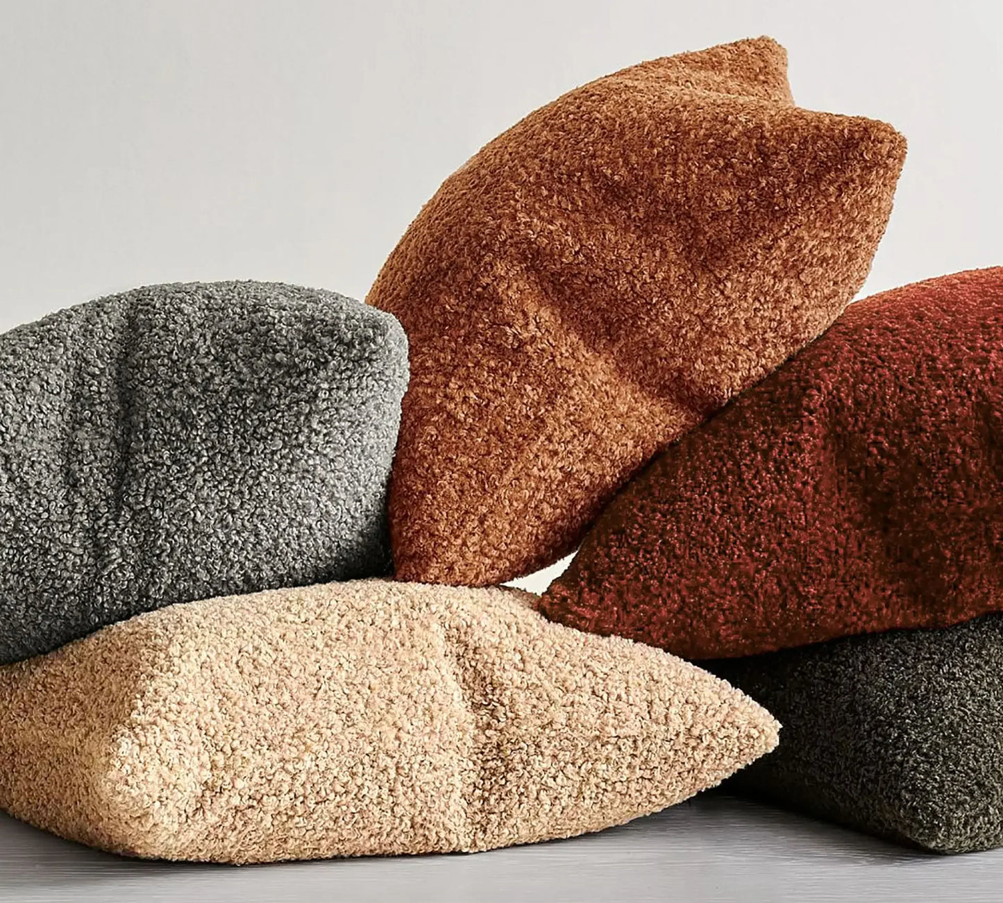 Plush Faux Fur Pillow Cover