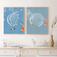 Minimalist Reading Girl Balloon Canvas Wall Print