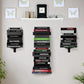 Metal Modern Bookcase Shelf for Home Storage - 16x13x31cm
