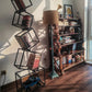 Metal Modern Bookcase Shelf for Home Storage