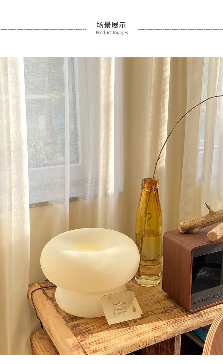 Mushroom Table Lamp with Touch Dimming - Corner