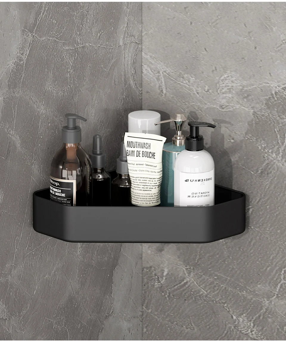 Wall-Mounted Bathroom Storage Shelf - Wall-Mounted