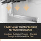 Metal Modern Bookcase Shelf for Home Storage - Multi-Layer