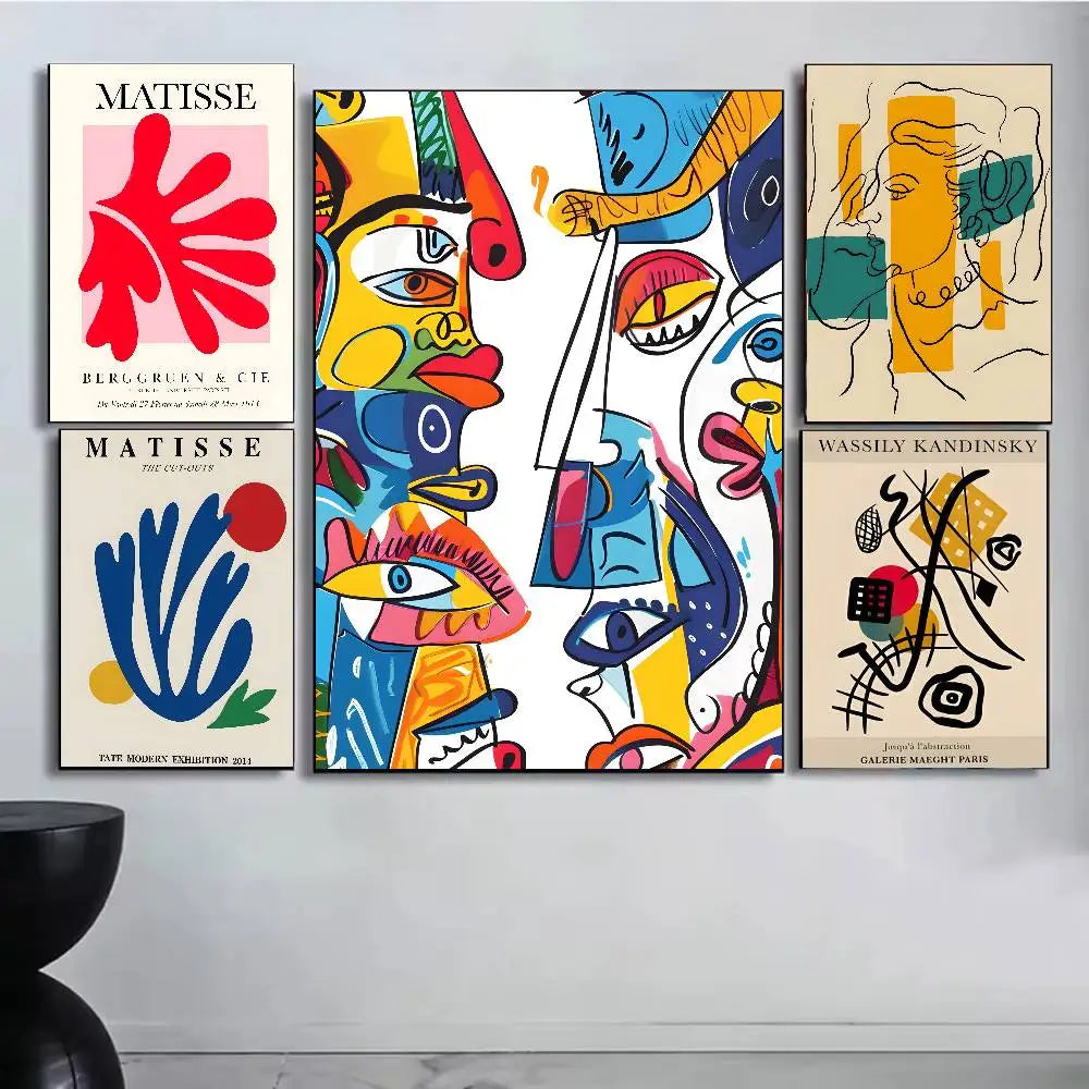 Minimalist Decorative Wall Adhesive Art Poster