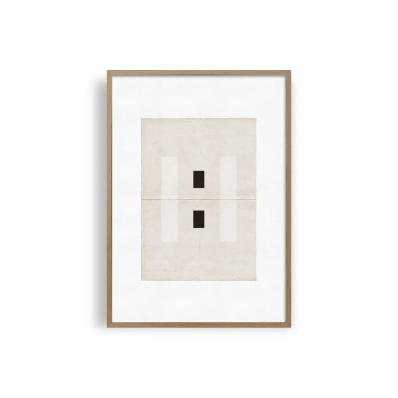 Minimalist Japanese Geometry Canvas Wall Print