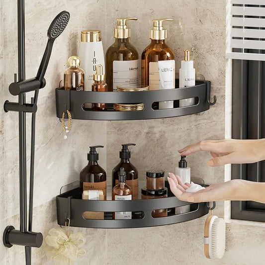 No-Drill Corner Shower Shelf Organizer