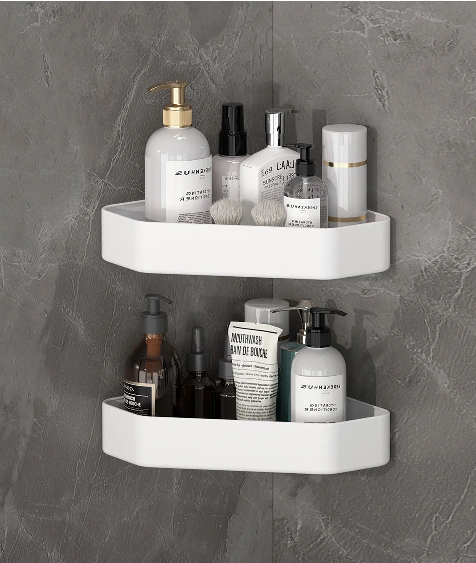 Wall-Mounted Bathroom Storage Shelf - Wall-Mounted