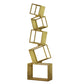 Metal Foldable Grid Bookcase for Home Storage