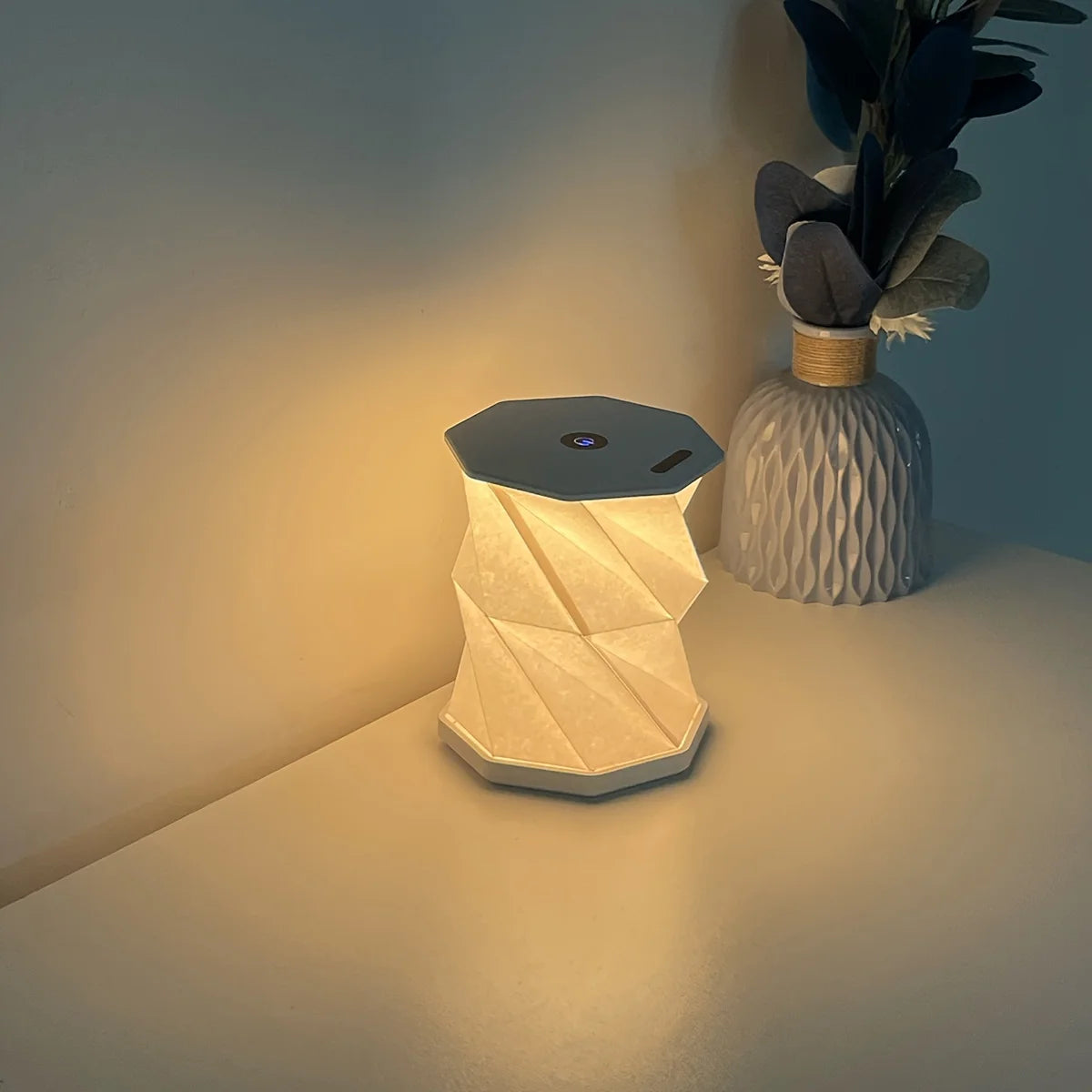 Rechargeable Lantern Table Lamp for Home and Travel - Portable