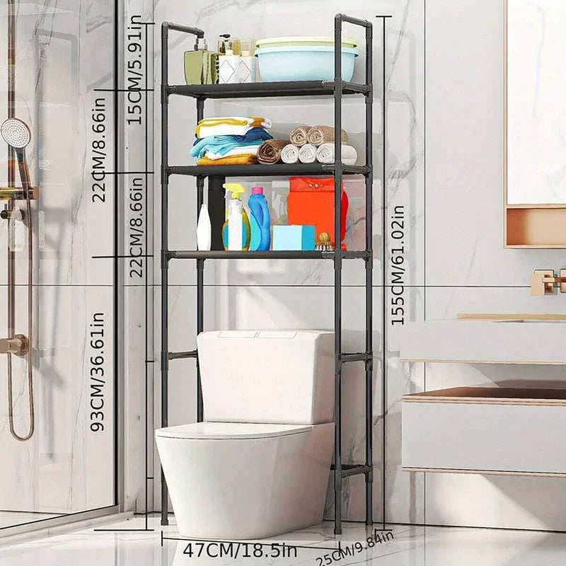 Over-Toilet Storage Shelf for Bathroom Essentials