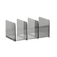 Clear Desktop Bookends for Books and Files
