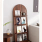 Wood Floor-Standing Book Rack for Magazines and Decor