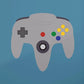 Minimalist Game Controller Canvas Wall Print