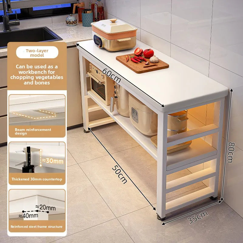 Countertop Microwave Storage Shelf