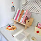 Wood Tilting Desktop Book Rack for Books and Magazines