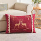 Embroidered Chenille Lumbar Pillow Cover