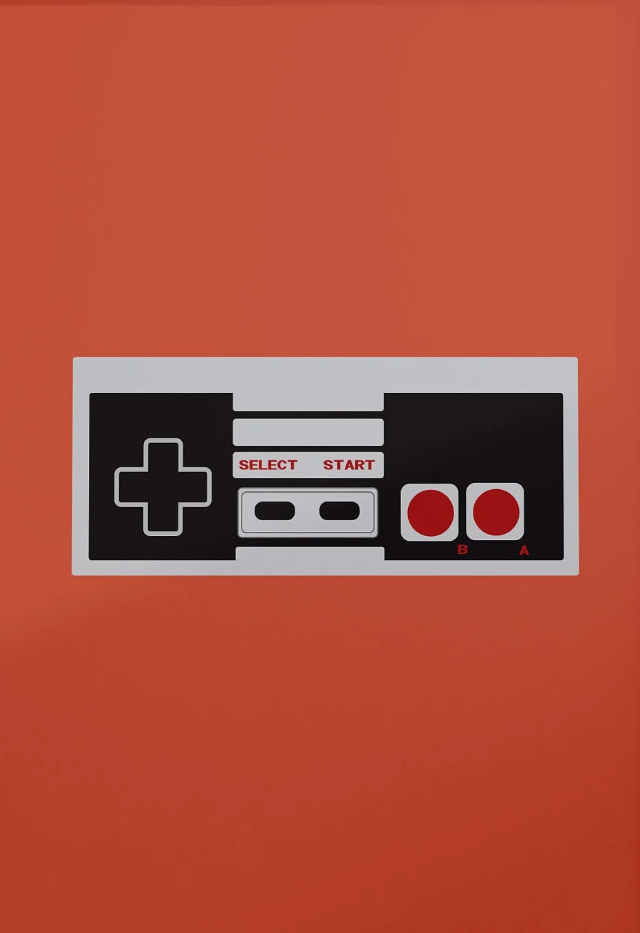 Minimalist Game Controller Canvas Wall Print