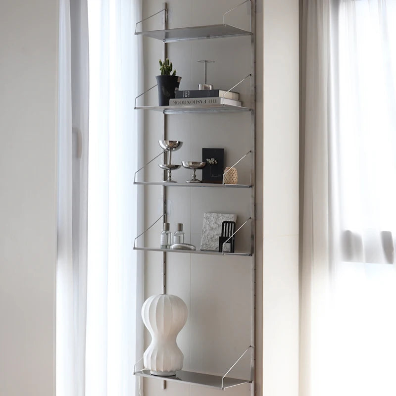 Minimalist Floating Wall Shelf for Display and Storage