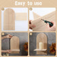 Wood Boho Floating Nursery Shelf for Books and Decor