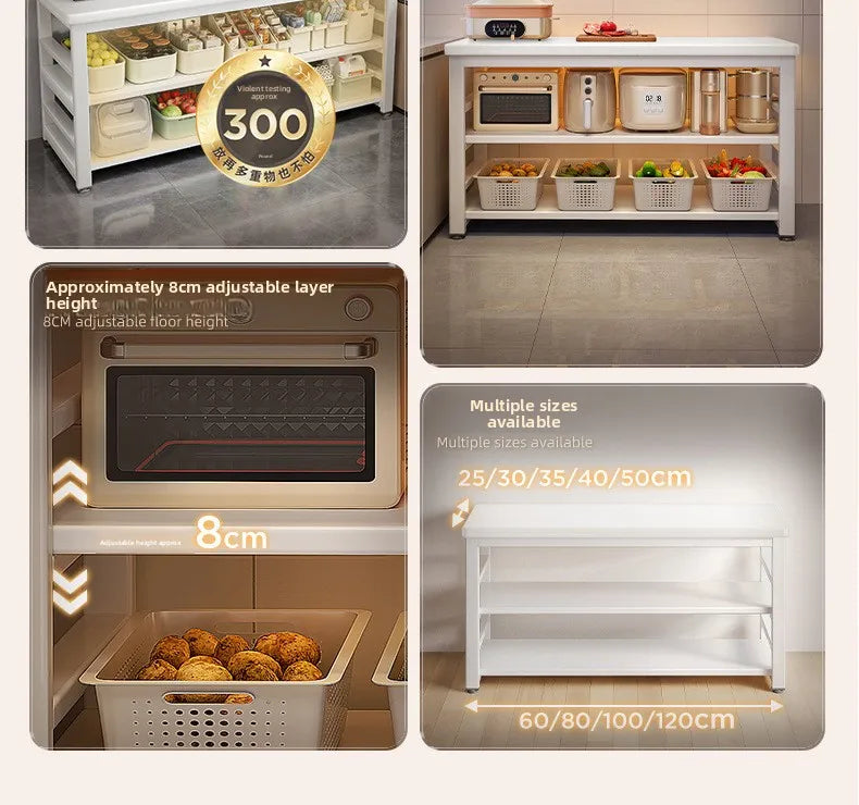 Countertop Microwave Storage Shelf