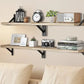 Wood Floating Wall Shelf for Display and Storage