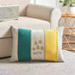 Embroidered Chenille Lumbar Pillow Cover