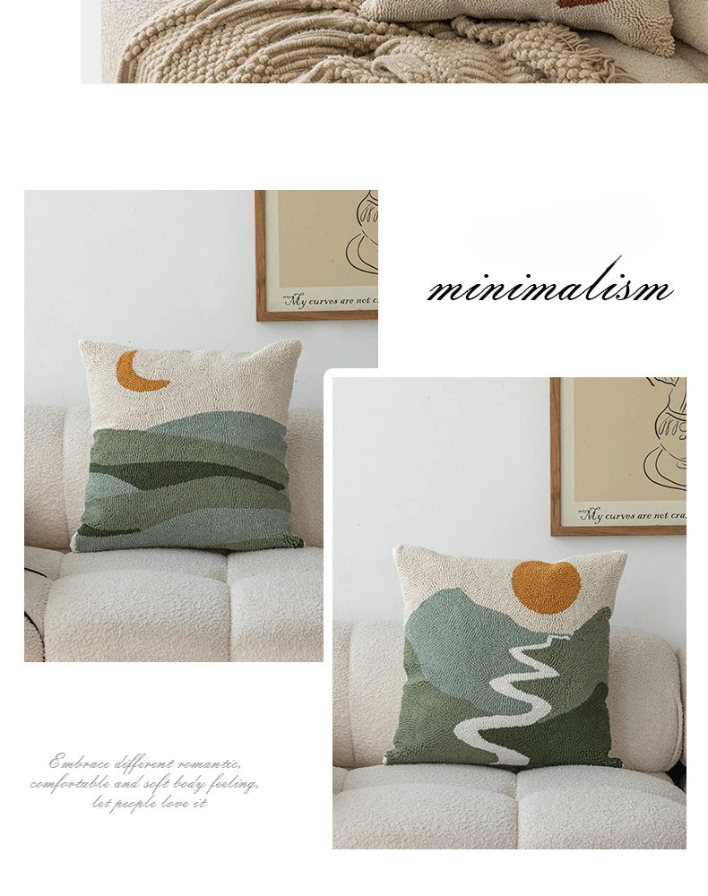 Geometric Decorative Pillow Cover - 45x45