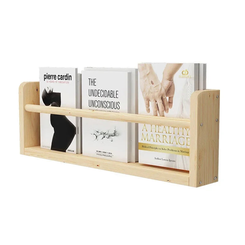 Wood Floating Nursery Shelf for Books and Decor