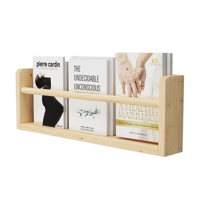 Wood Floating Nursery Shelf for Books and Decor