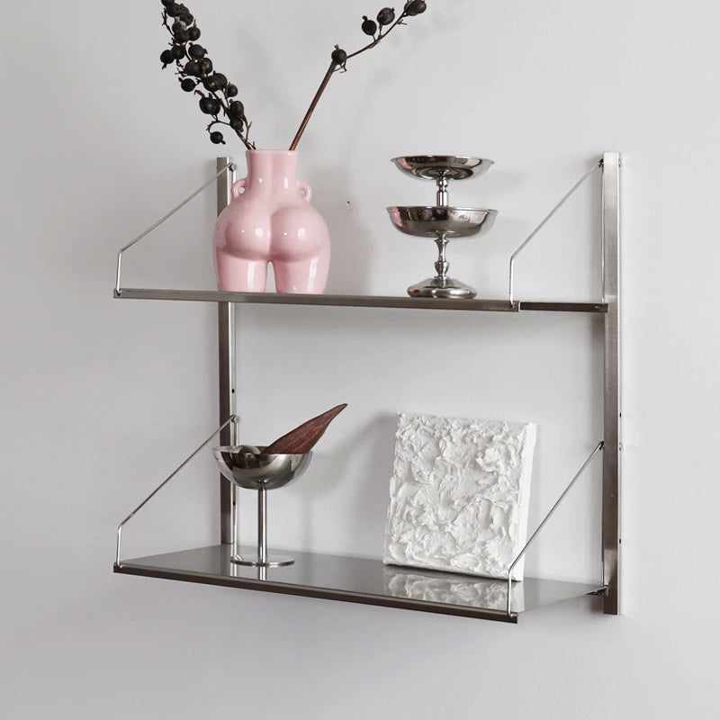 Minimalist Floating Wall Shelf for Display and Storage
