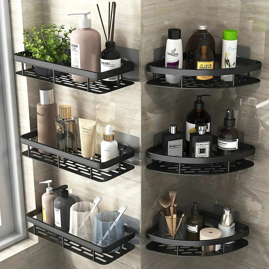 Wall-Mounted Bathroom Storage Shelf