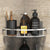 No-Drill Corner Shower Shelf Organizer - Wall-Mounted