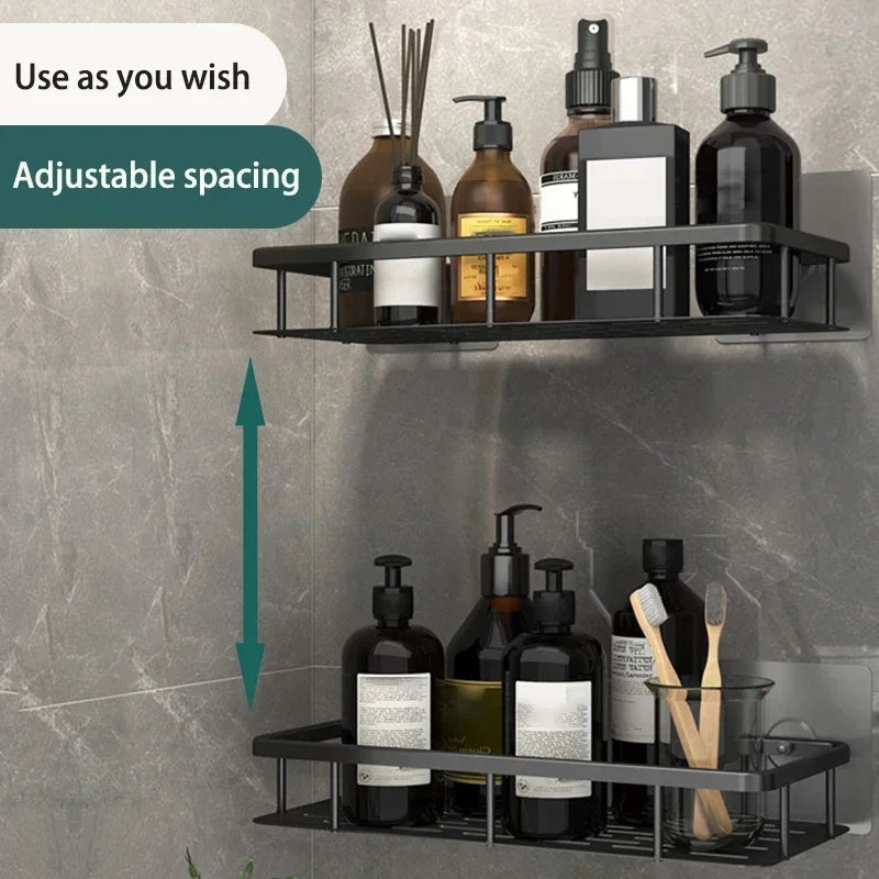 Wall-Mounted Bathroom Storage Shelf