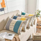 Embroidered Chenille Lumbar Pillow Cover
