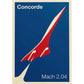 Minimalist Supersonic Jet Canvas Wall Print