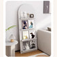 Wood Floor-Standing Book Rack for Magazines and Decor