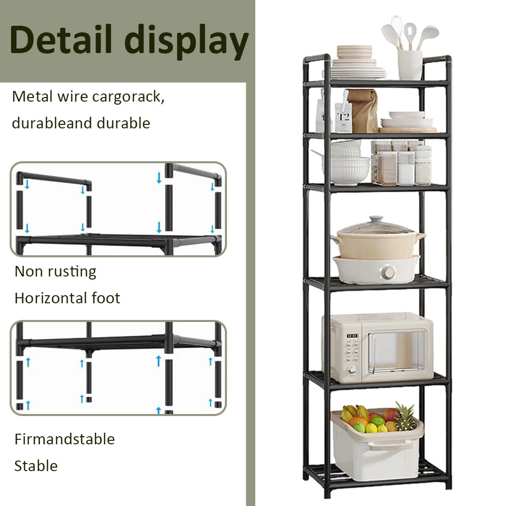 Countertop Microwave Storage Shelf - Multi-Layer