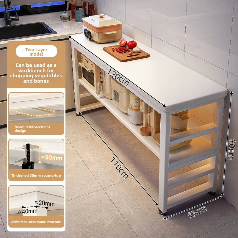 Countertop Microwave Storage Shelf