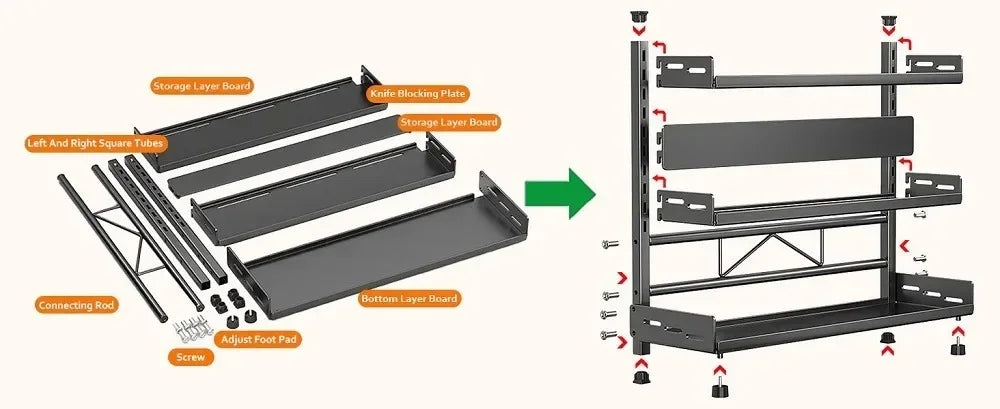 Multi-Tier Spice Storage Rack 2