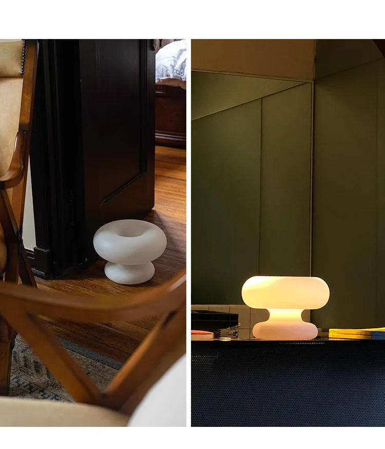 Mushroom Table Lamp with Touch Dimming - Corner