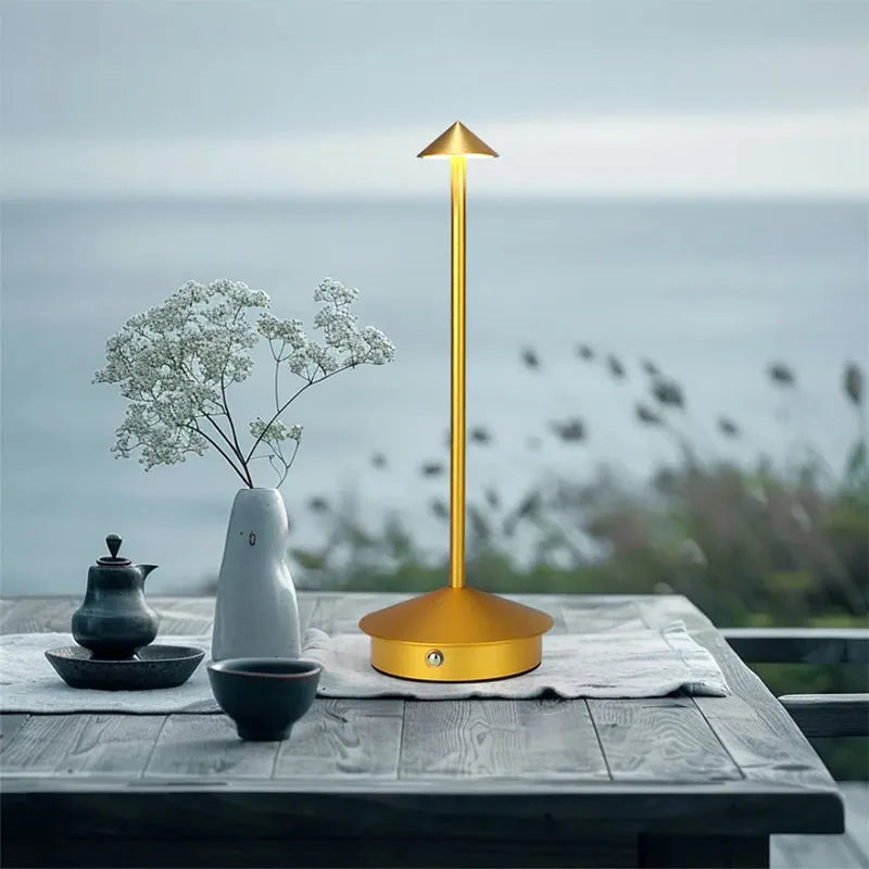 Cordless Touch Table Lamp with Adjustable Brightness - Cordless