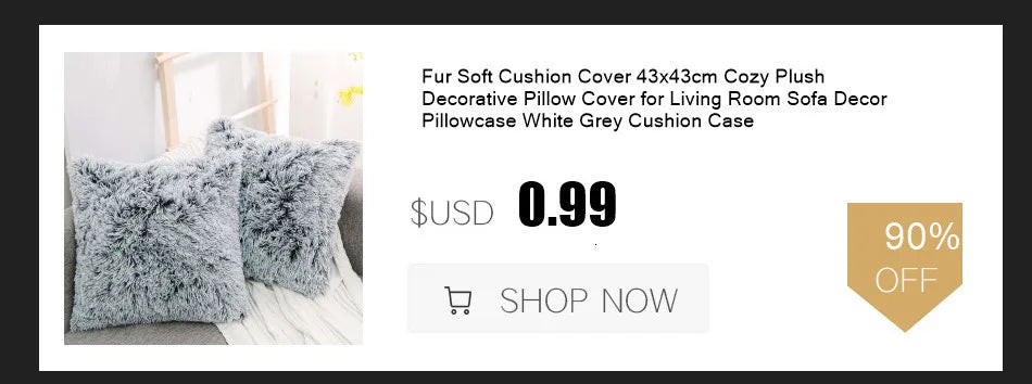 Decorative Cushion Cover for Sofa and Bed - 45x45