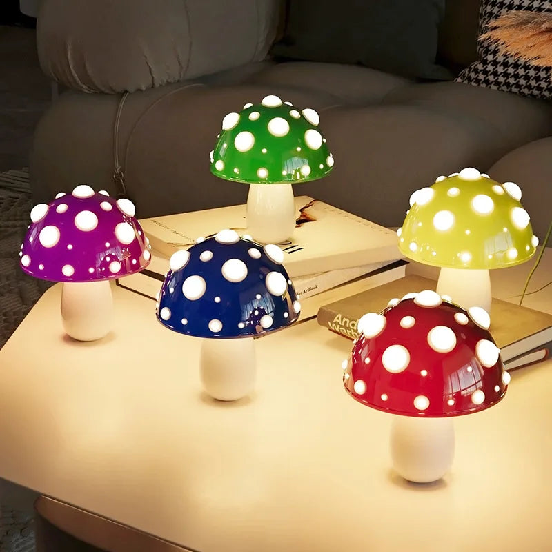 Mushroom Table Lamp with Touch Dimming 4