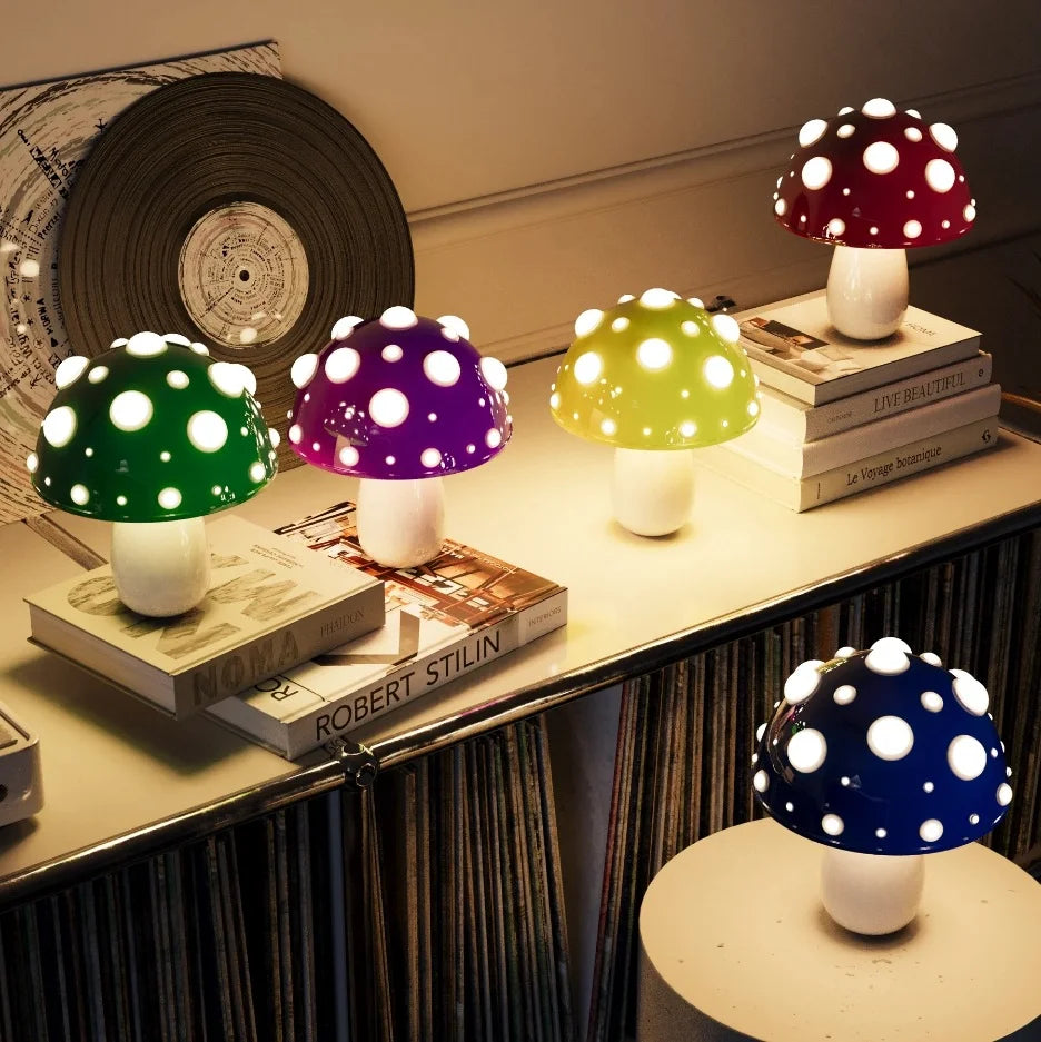 Mushroom Table Lamp with Touch Dimming 4
