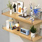Floating Wall Shelf for Display and Storage