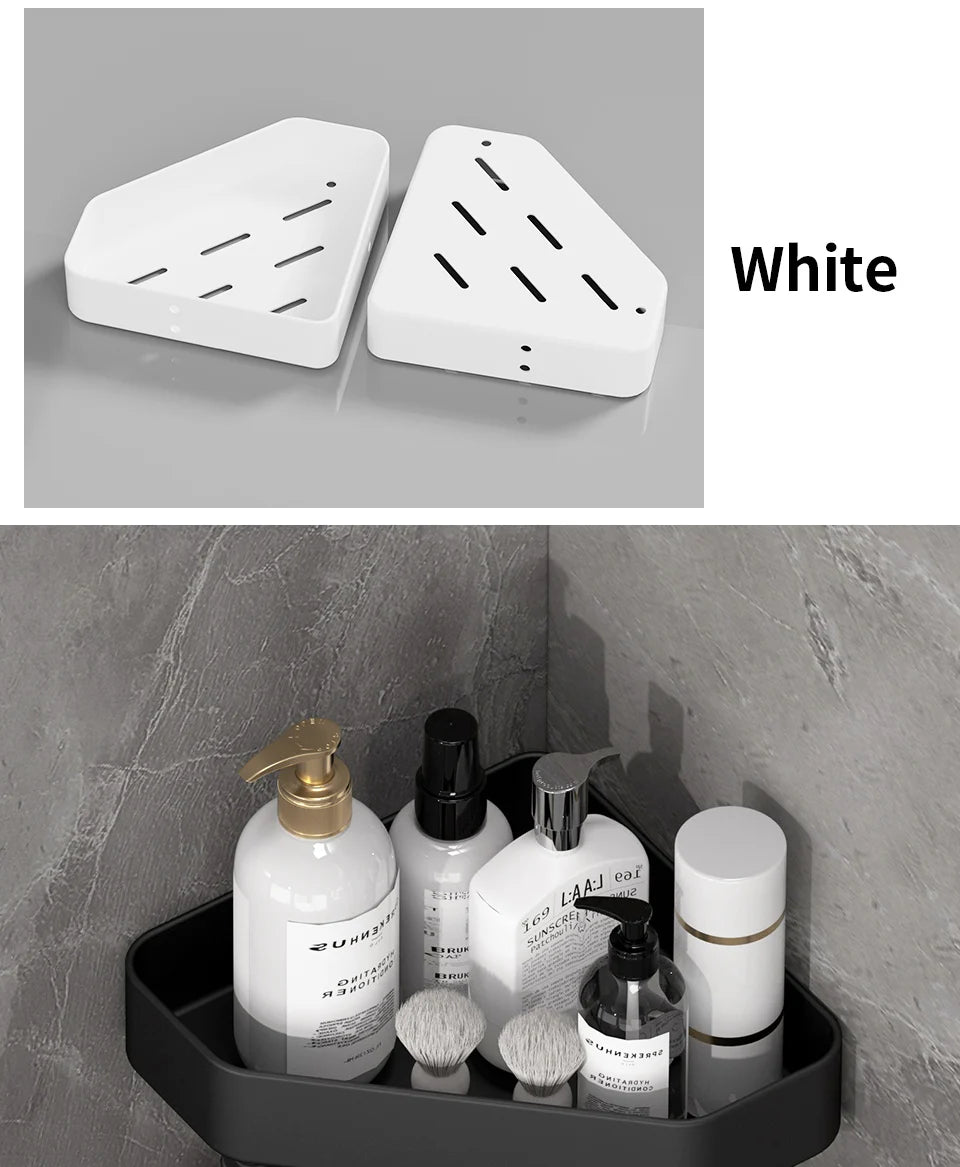 Wall-Mounted Bathroom Storage Shelf - Wall-Mounted