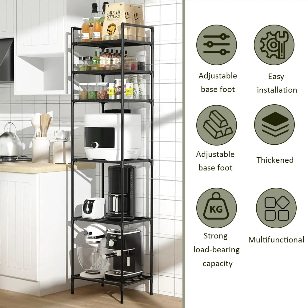 Countertop Microwave Storage Shelf - Multi-Layer